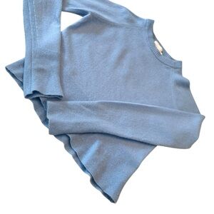 Brodie Cashmere Sky Blue Sweater